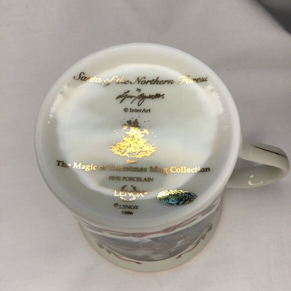 Lenox Santa of the North Forest 1996 The Magic of Christmas Mug Collection - Picture 3 of 4